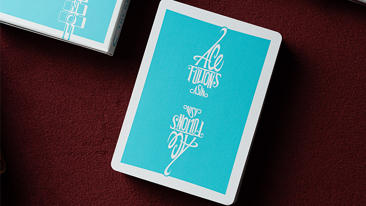 Ace Fulton's Casino: Miami Vice Blue Playing Cards