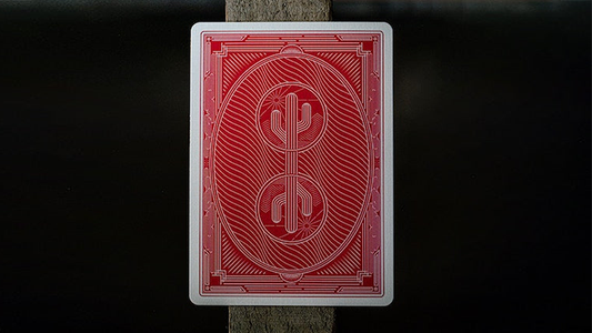 Desert Design (Ruby Red) Playing Cards alternate view - Wizard Magic Shop