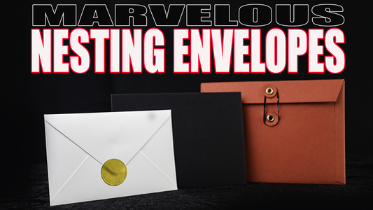 Marvelous Nesting Envelopes (Gimmicks and Online Instructions) by Matthew Wright - Trick - Wizard Magic Shop