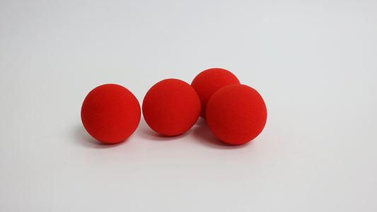 1.5 inch PRO Sponge Ball (Red) Bag of 4 from Magic by Gosh - Wizard Magic Shop