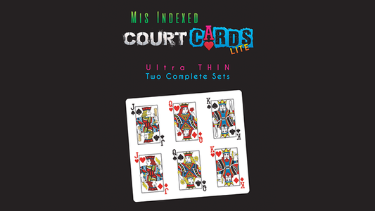 Mis-Indexed Court Cards (LIGHT) - Pack of 12 by Steve Dela - Trick - Wizard Magic Shop