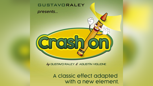 CRASH ON (Gimmicks and Online Instructions) by Gustavo Raley - Trick - Wizard Magic Shop