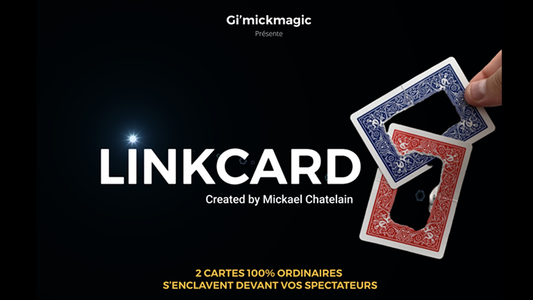 LinkCard BLUE (Gimmicks and Online Insruction) by Mickaël Chatelain - Trick - Wizard Magic Shop