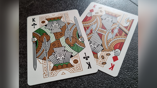 Damokles Cuprum Playing Cards by Giovanni Meroni alternate view - Wizard Magic Shop