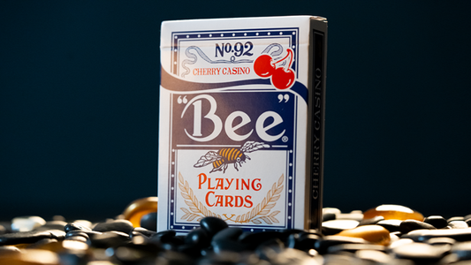 Limited Bee X Cherry (Blue) Playing Cards - Wizard Magic Shop
