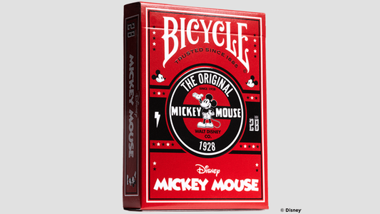 Bicycle Disney Classic Mickey Mouse (Red) by US Playing Card Co. - Wizard Magic Shop