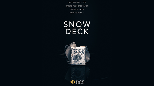 SNOW DECK By Yoan TANUJI & Magic Dream (Gimmicks and Online Instructions) - Trick - Wizard Magic Shop