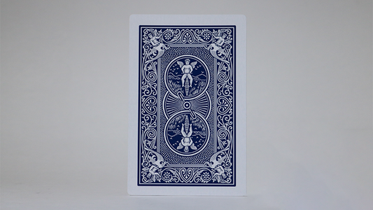 Bicycle Jumbo Double Back (Blue/Blue) - Wizard Magic Shop