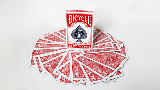 Bicycle Jumbo ESP 50 Cards Red (10 of each Square, Wavy Lines, Star, Circle and Cross) by Murphy's Magic - Wizard Magic Shop