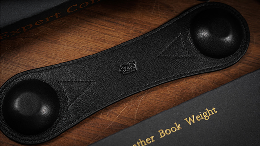 Leather Book Weight (Black) by TCC Presents - Wizard Magic Shop