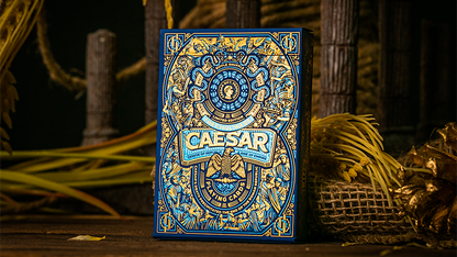 Caesar (Blue) Playing Cards by Riffle Shuffle