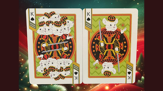 Bicycle Nutcracker (Red) Playing Cards alternate view - Wizard Magic Shop