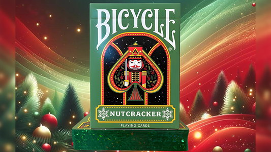 Bicycle Nutcracker (Green Gilded) Playing Cards - Wizard Magic Shop