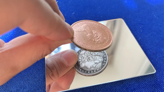 Copper Morgan Double Face Coin by N2G - Trick alternate view - Wizard Magic Shop