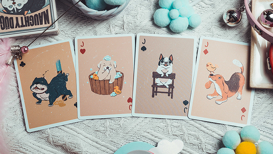 Naughty Dog Playing Cards by 808 Magic and Bacon Playing Card alternate view - Wizard Magic Shop