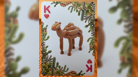 Gilded Bicycle Balloon Desert Playing Cards alternate view - Wizard Magic Shop