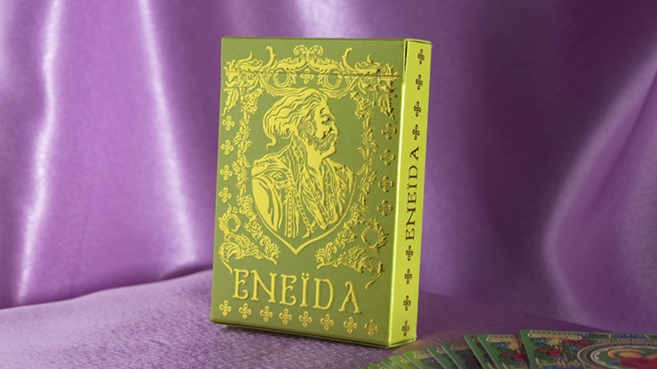 Eneida: Love (Green) Playing Cards