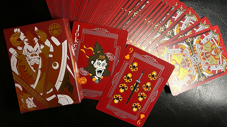 Bull Demon King Craft (Confusion Red) Playing Cards