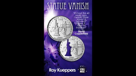 Statue Vanish (Gimmicks and Online Instructions) by Roy Kueppers - Trick - Wizard Magic Shop