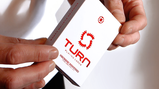 TURN (Red) Playing Cards by Mechanic Industries - Trick - Wizard Magic Shop