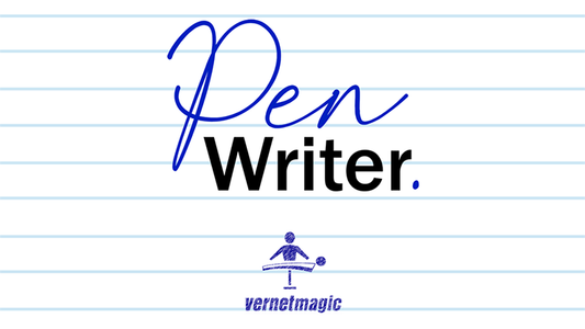 PEN WRITER Blue (Gimmicks and Online Instructions) by Vernet Magic - Trick - Wizard Magic Shop