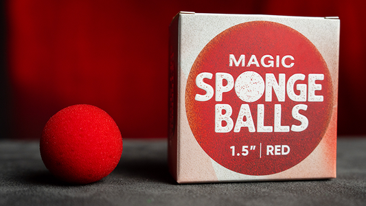Magic Sponge Balls 4PK RED 1.5" by Murphy's Magic - Wizard Magic Shop