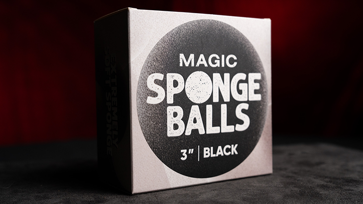 Magic Sponge Balls 4PK BLACK 3" by Murphy's Magic