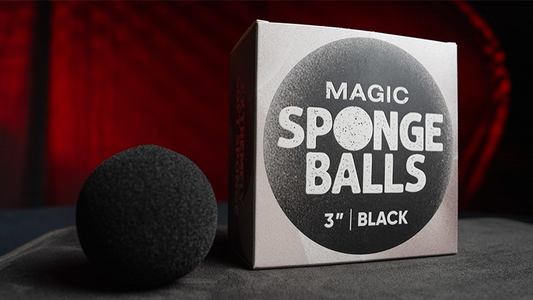 Magic Sponge Balls 4PK BLACK 3" by Murphy's Magic - Wizard Magic Shop