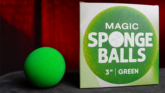 Magic Sponge Balls 4PK GREEN 3" by Murphy's Magic - Wizard Magic Shop
