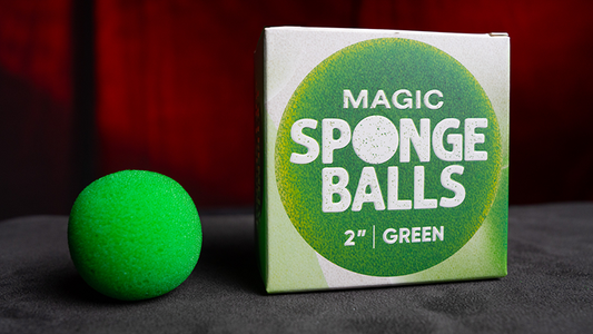 Magic Sponge Balls 4PK GREEN 2" by Murphy's Magic - Wizard Magic Shop