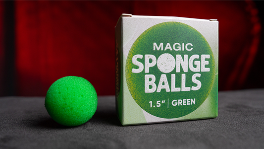 Magic Sponge Balls 4PK GREEN 1.5" by Murphy's Magic - Wizard Magic Shop