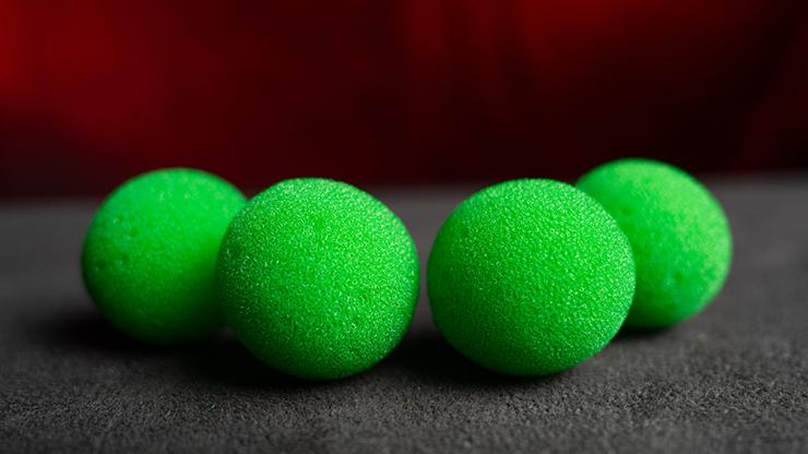 Magic Sponge Balls 4PK GREEN 1" by Murphy's Magic