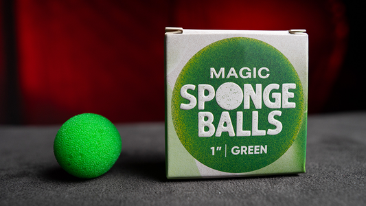 Magic Sponge Balls 4PK GREEN 1" by Murphy's Magic - Wizard Magic Shop