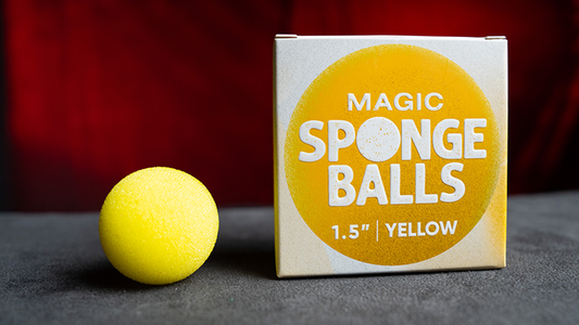 Magic Sponge Balls 4PK YELLOW 1.5" by Murphy's Magic