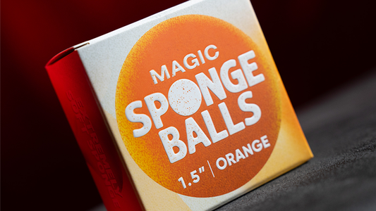 Magic Sponge Balls 4PK ORANGE 1.5" by Murphy's Magic - Wizard Magic Shop
