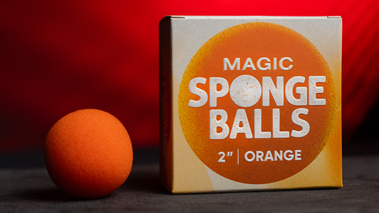 Magic Sponge Balls 4PK ORANGE 2" by Murphy's Magic - Wizard Magic Shop