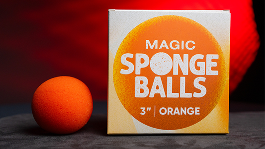 Magic Sponge Balls 4PK ORANGE 3" by Murphy's Magic - Wizard Magic Shop