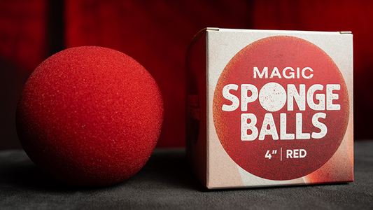 Magic Sponge Balls 1PK red 4" by Murphy's Magic - Wizard Magic Shop