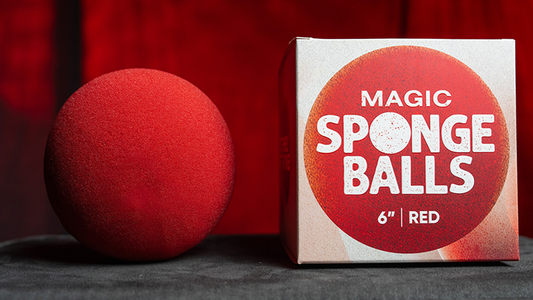 Magic Sponge Balls 1PK RED 6" by Murphy's Magic - Wizard Magic Shop