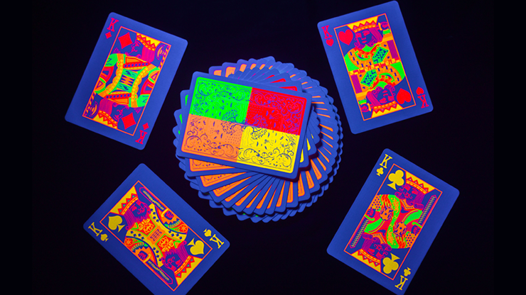 QUAD Fluorescent Playing Cards