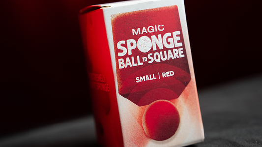 Magic Sponge Ball to Square RED by Murphy's Magic - Wizard Magic Shop