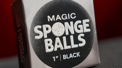 Magic Sponge Balls 50PK BLACK 1" by Murphy's Magic