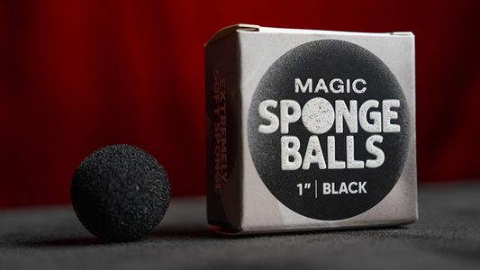 Magic Sponge Balls 50PK BLACK 1" by Murphy's Magic - Wizard Magic Shop