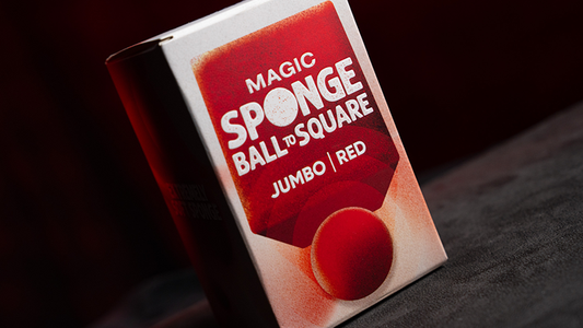 Magic Sponge Ball to Square JUMBO RED by Murphy's Magic - Wizard Magic Shop