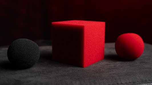 Magic Color Changing Sponge Ball to Square JUMBO 2.5" by Murphy's Magic alternate view - Wizard Magic Shop