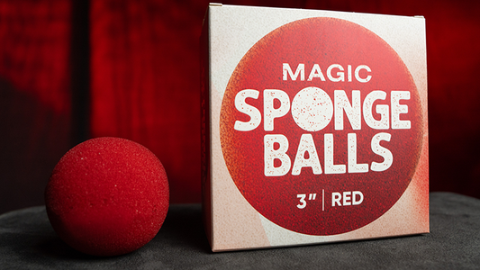 Magic Sponge Balls 50PK RED 3" by Murphy's Magic - Wizard Magic Shop