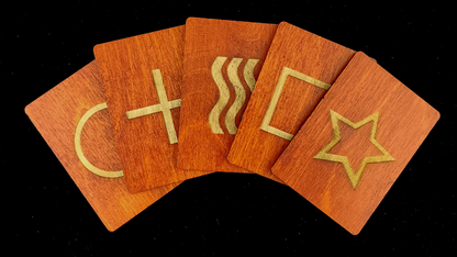 Wooden ESP Prediction Cards by Joker Magic - Trick