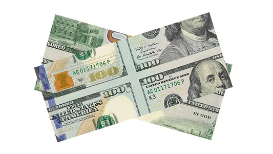 MAGIC MISMADE BILL (USD 100 Dollar Bill) by Diamond Jim Tyler - Wizard Magic Shop