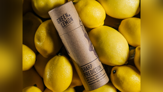 Sharp Prediction (Gimmicks and Online Instructions) by Paul Brook and Green Lemon - Trick - Wizard Magic Shop
