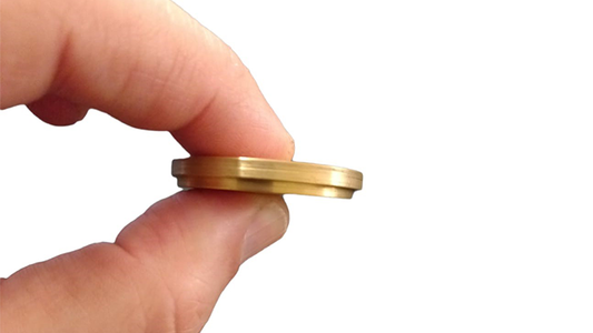 Marcel's Okito Box DOLLAR SIZE (Gimmicks and Online Instructions) by Marcelo Manni - Trick alternate view - Wizard Magic Shop